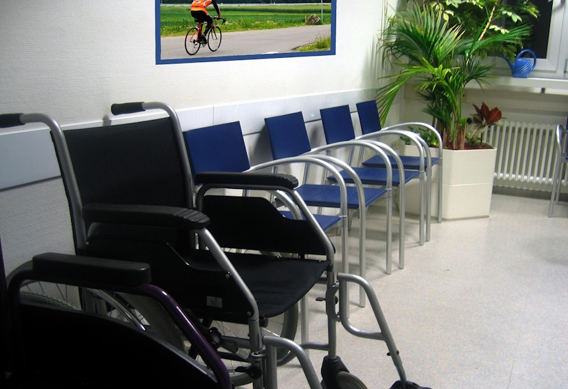 Wartezimmer beim Arzt