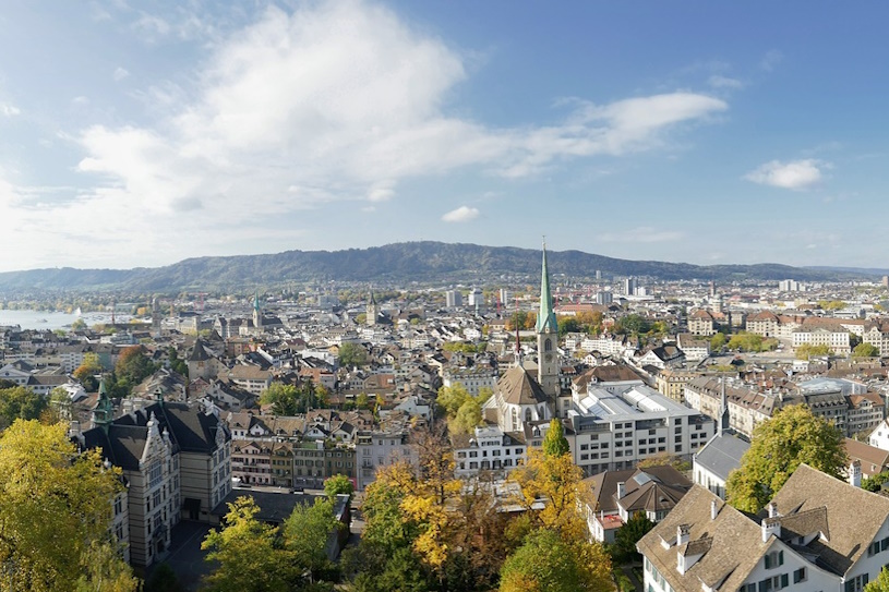 Blick auf Zürich