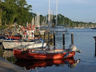 Boote in Neustadt in Holstein