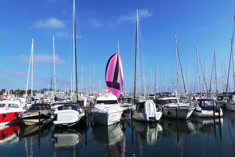 Yachthafen in Grmitz