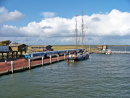 Westanleger Wangerooge mit Bahnlinie