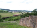 Blick von Burg Wartebach auf Angersbach